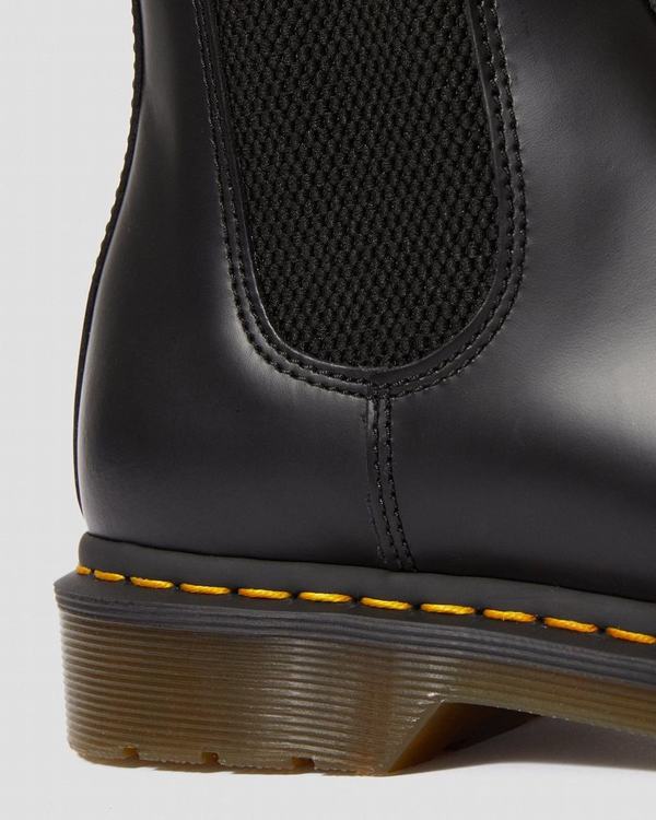 Dr Martens Dámské Chelsea Boty 2976 Yellow Stitch Černé, CZ-169340